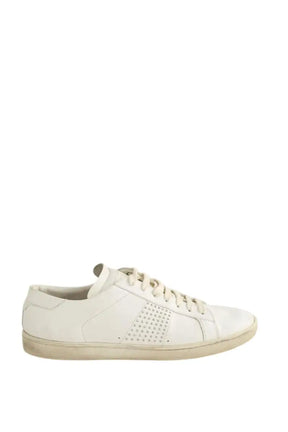 Baskets Saint Laurent Blanc en Cuir, taille 40 - Seconde Main