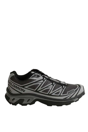 Baskets Salomon Gris en Cuir, taille 42 - Seconde Main