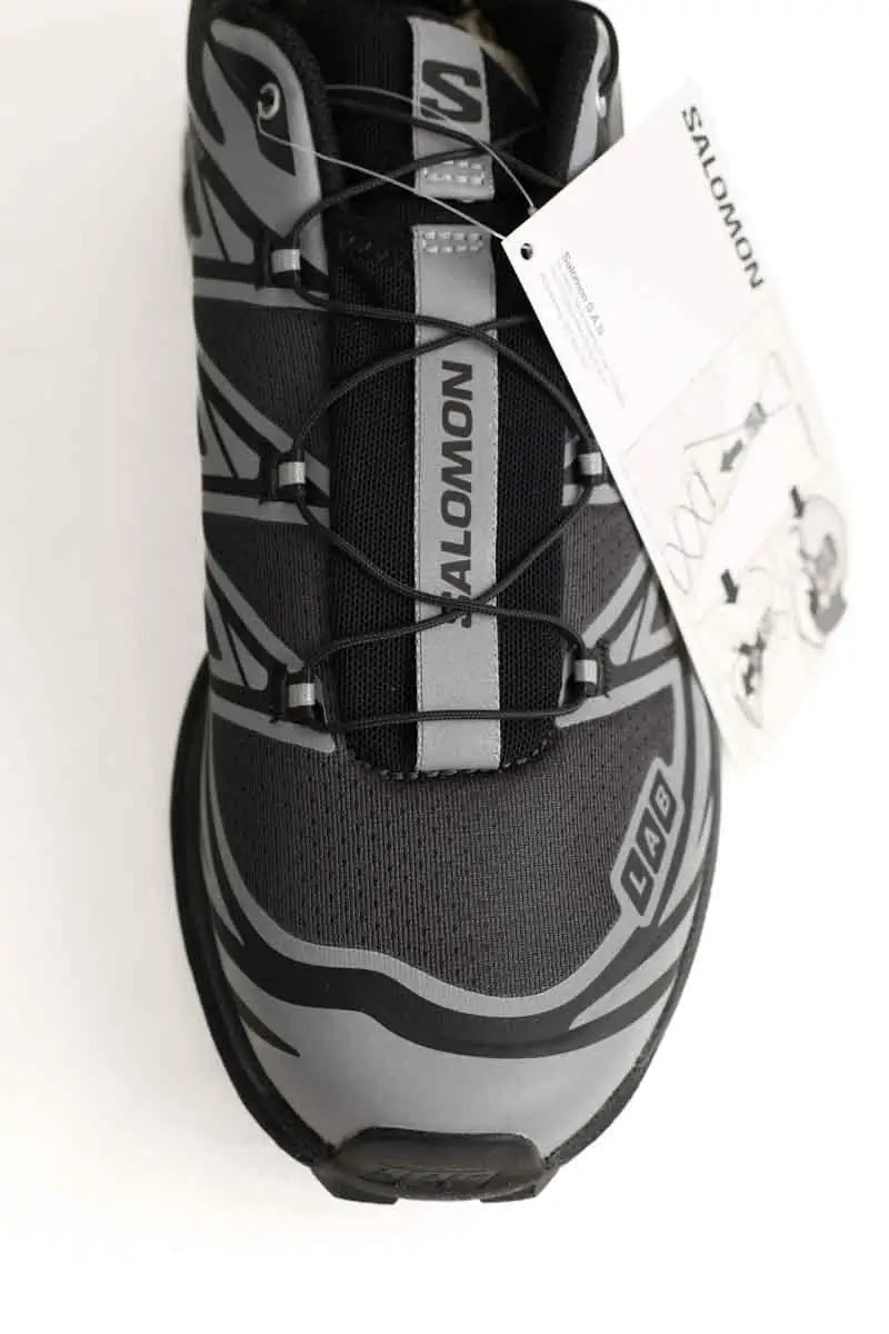 Baskets Salomon Gris en Cuir