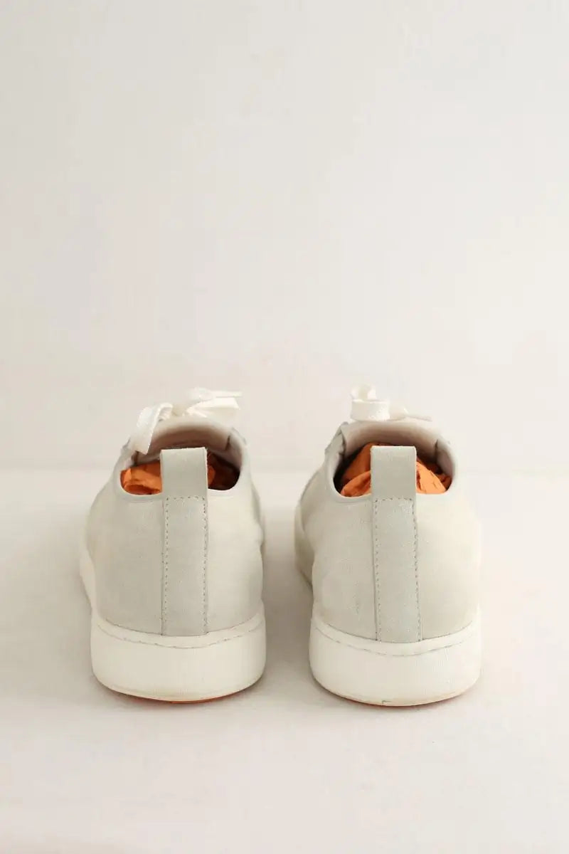 Baskets Santoni Gris en Daim