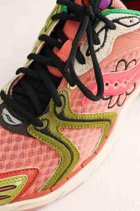 Baskets Saucony Progrid triumph 4 Rose en Tissu