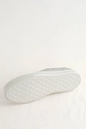 Baskets Stuart Weitzman Argent en Cuir