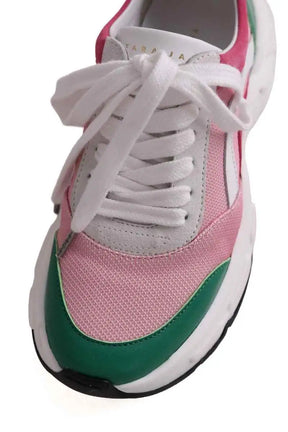 Baskets Tara Jarmon Rose en Cuir