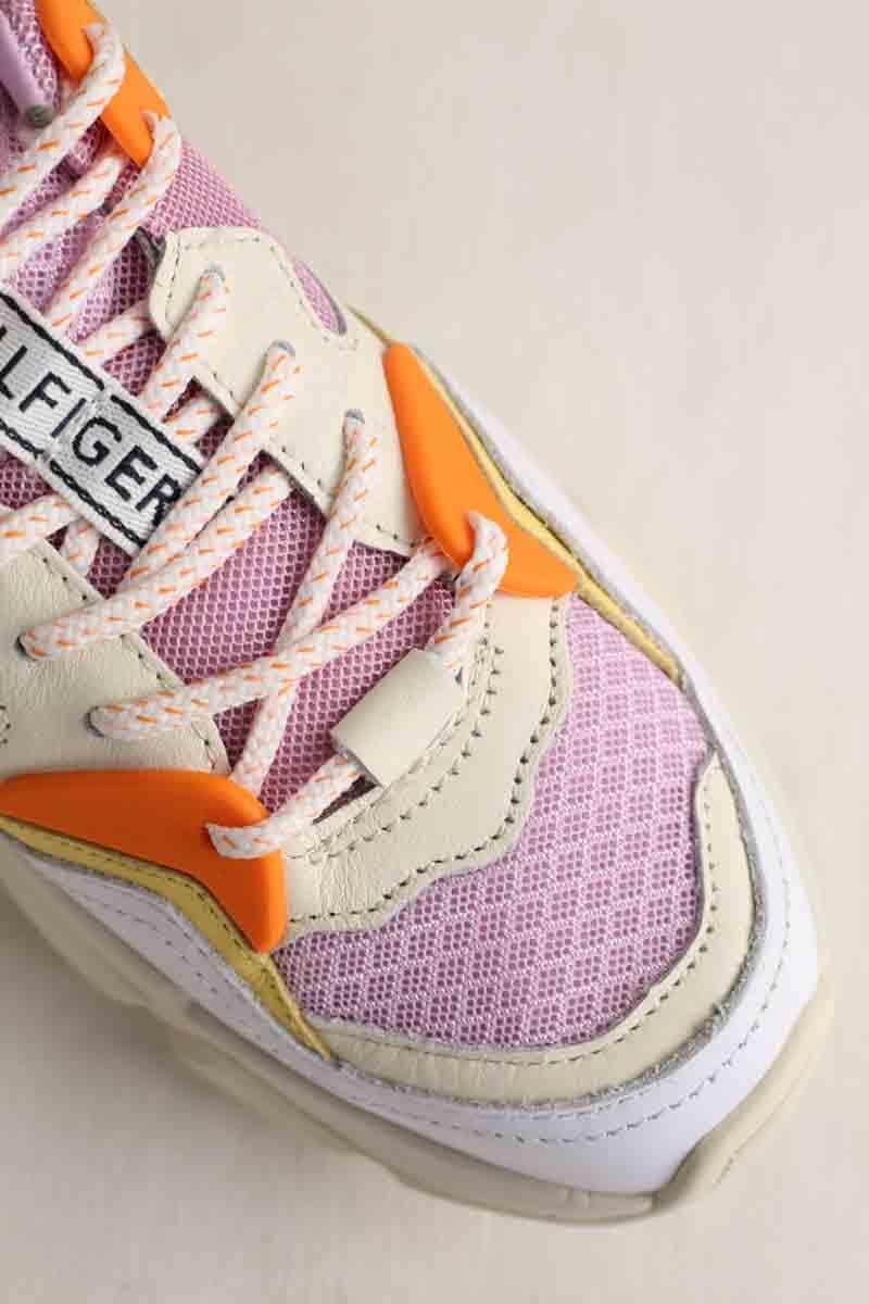 Baskets Tommy Hilfiger Violet en Polyester