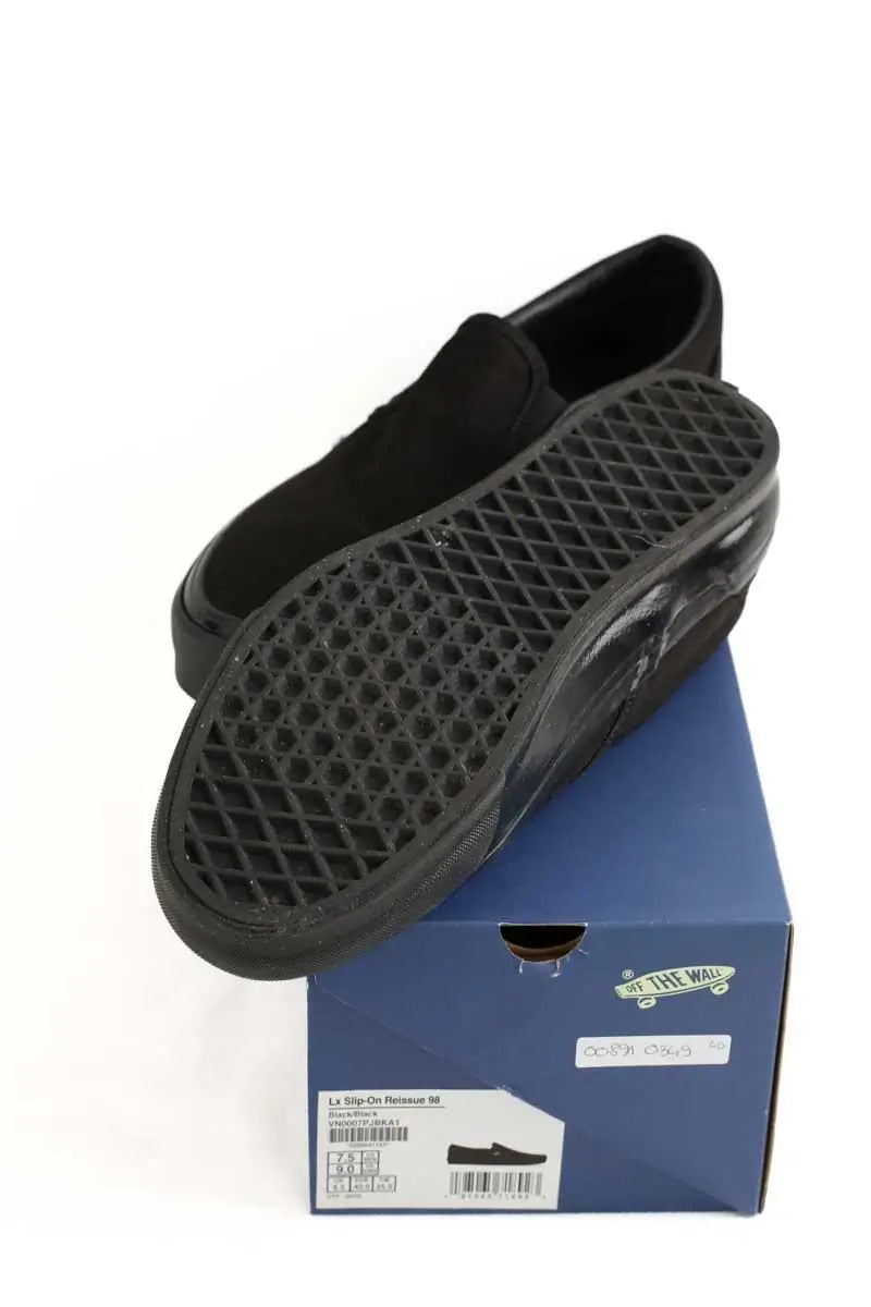Baskets Vans Lx Slip On Reissue 98 Noir en Tissu