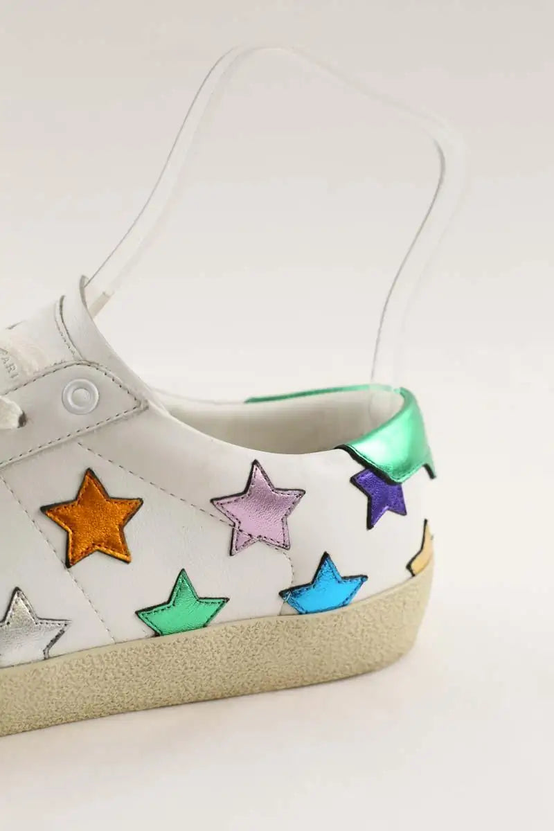 Baskets Yves Saint Laurent SL-06 multi stars Multicolore en Cuir