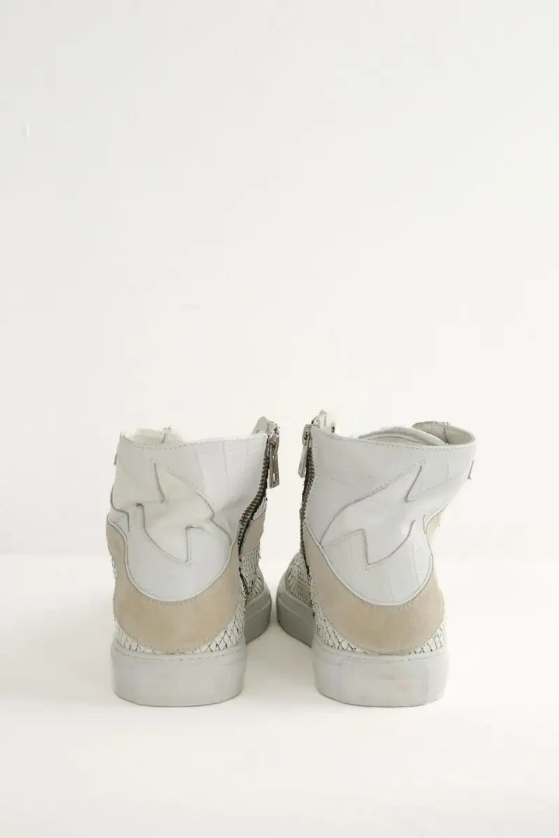 Baskets Zadig & Voltaire Blanc en Cuir