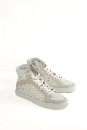Baskets Zadig & Voltaire Blanc en Cuir