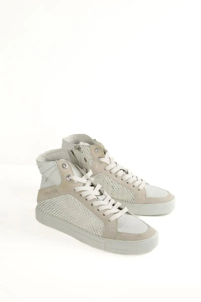 Baskets Zadig & Voltaire Blanc en Cuir