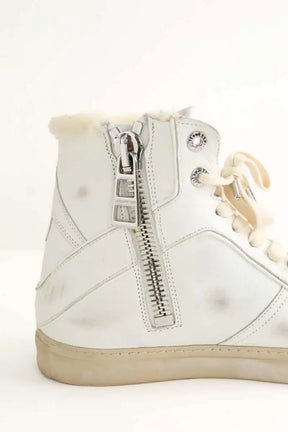 Baskets Zadig & Voltaire Blanc en Cuir