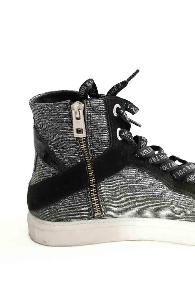 Baskets Zadig & Voltaire Gris en Tissu