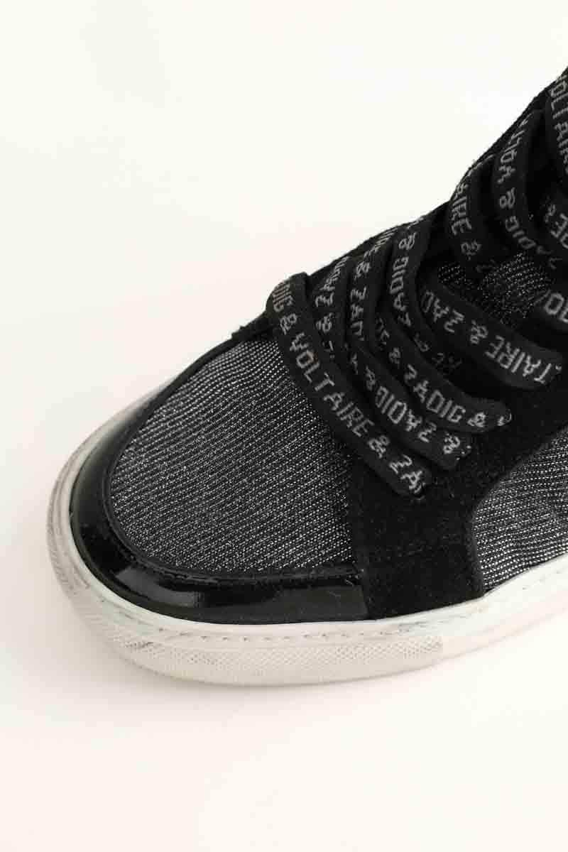 Baskets Zadig & Voltaire Gris en Tissu