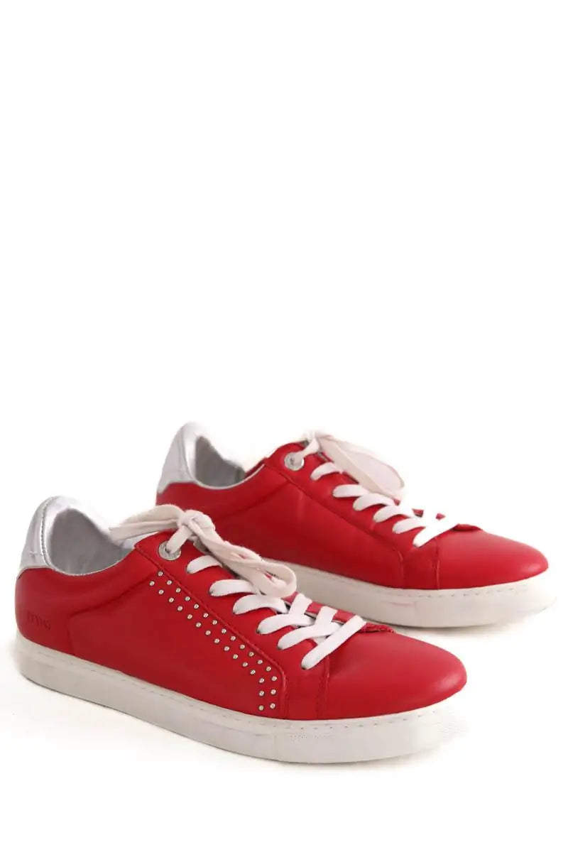 Baskets Zadig & Voltaire Rouge en Cuir