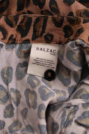Pantalon Balzac Marron en Viscose