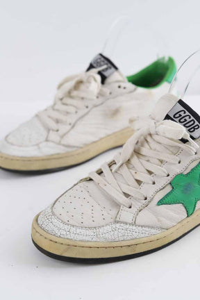 Baskets Golden Goose Ball Star Vert