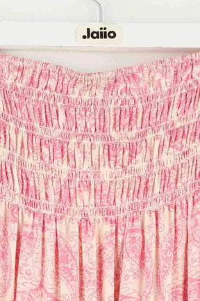Jupe Maje Rose en Synthétique