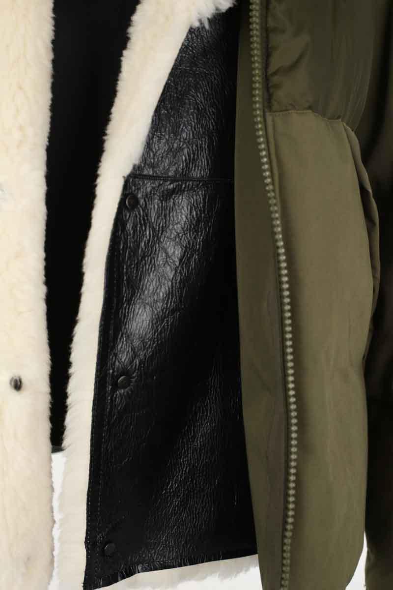 Manteau Yves Salomon  Kaki