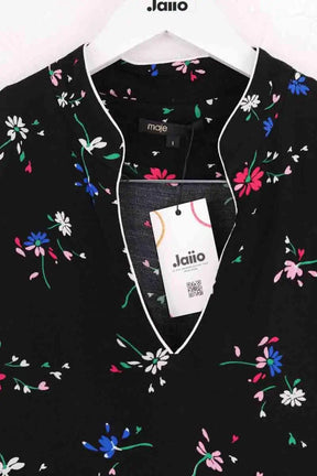 Robe Maje Noir en Viscose