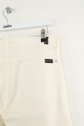 Slim 7 For All Mankind  Blanc