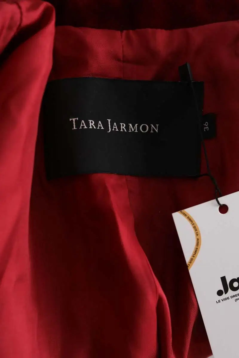 Blazer Tara Jarmon Bordeaux en Velours