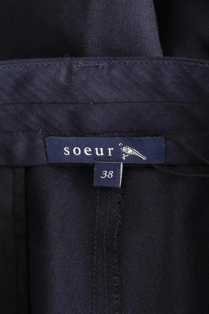 Pantalon Soeur Marine en Laine