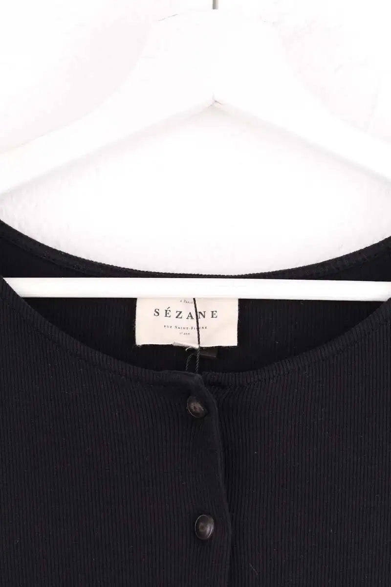 Robe Sézane Noir en Coton