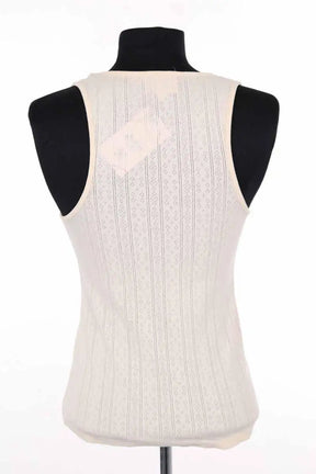 Top sans manche Sézane Beige en Coton
