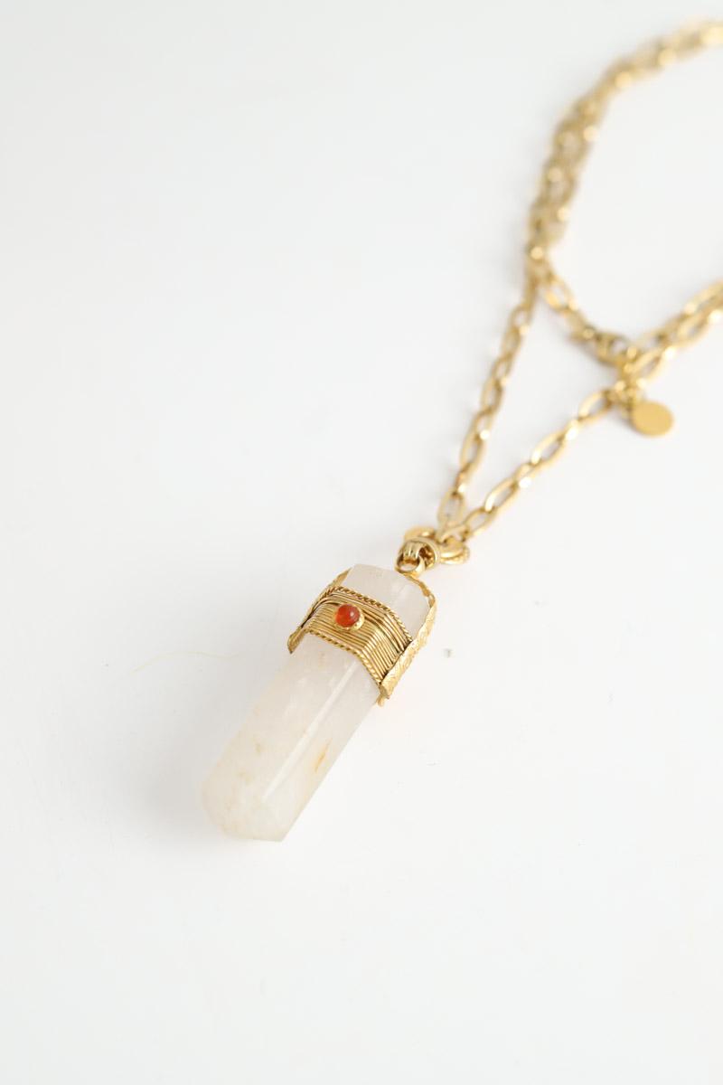 Collier Gas Bijoux  Doré