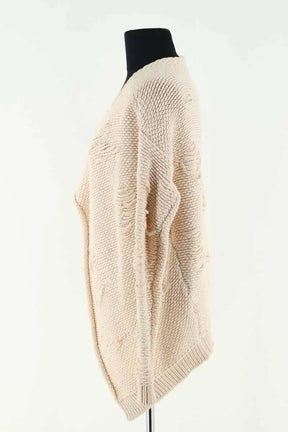 Cardigan Ba&Sh Ecru en Coton