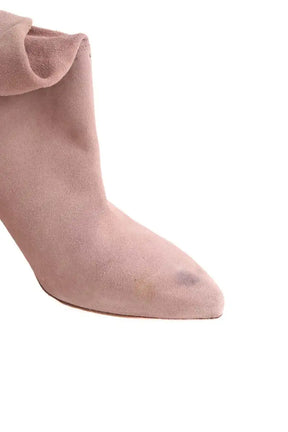 Bottes western Ba&Sh Rose en Daim