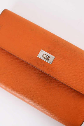 Portefeuille Hermès  Orange