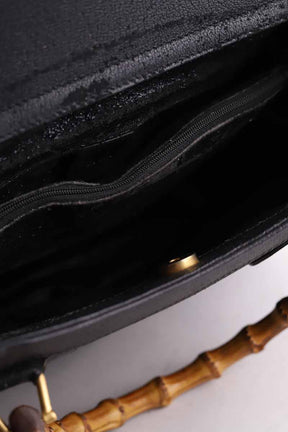 Sacs à main Gucci Vintage Bamboo Noir