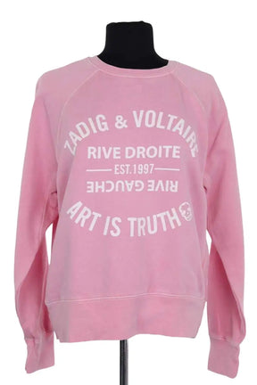 Pull Zadig & Voltaire Rose en Coton, taille XS - Seconde Main