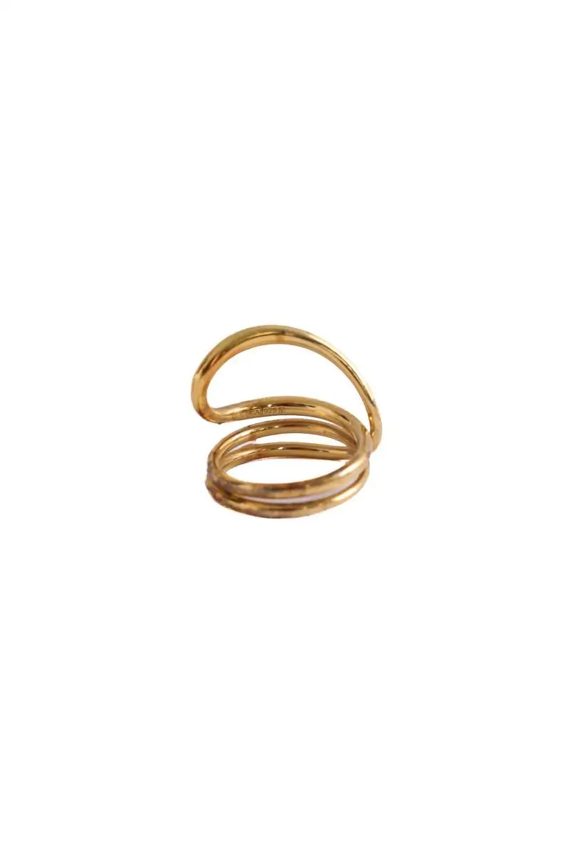 Bague Charlotte Chesnais Petite round trip Doré en Argent