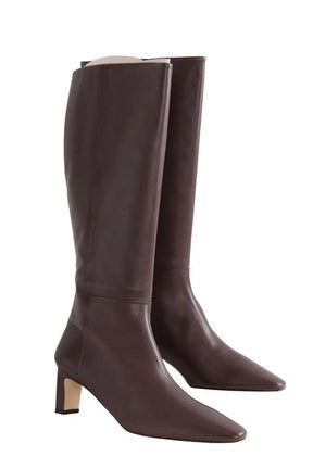 Bottes LK Bennett Margarite Marron en Cuir