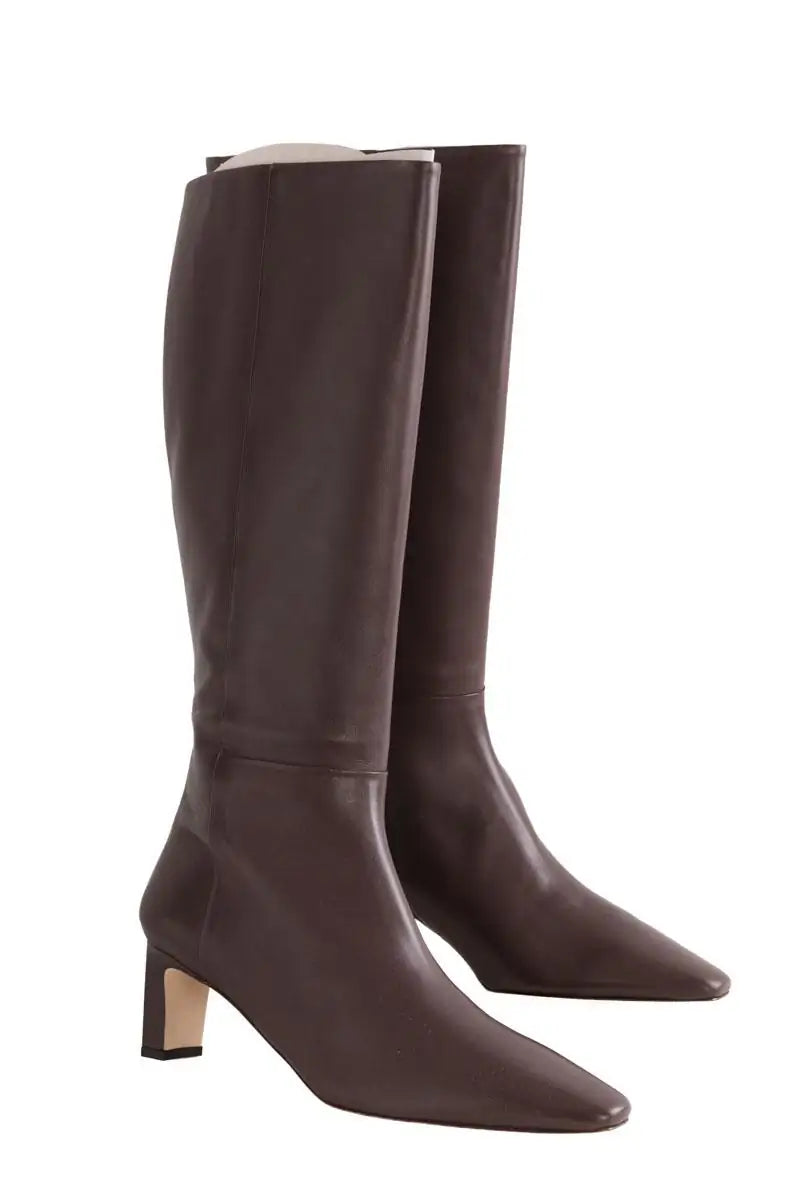 Bottes LK Bennett Margarite Marron en Cuir