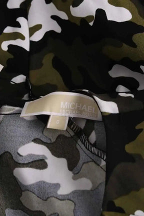 Robe Michael Kors Kaki en Synthétique