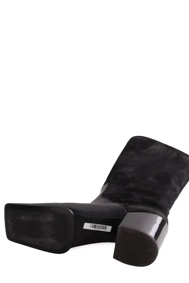 Bottes Alaïa Noir en Cuir
