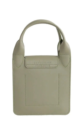 Mini sac Longchamp Pilage Kaki en Cuir