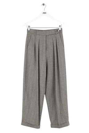 Pantalon droit Momoni Gris en Laine, taille XS - Seconde Main