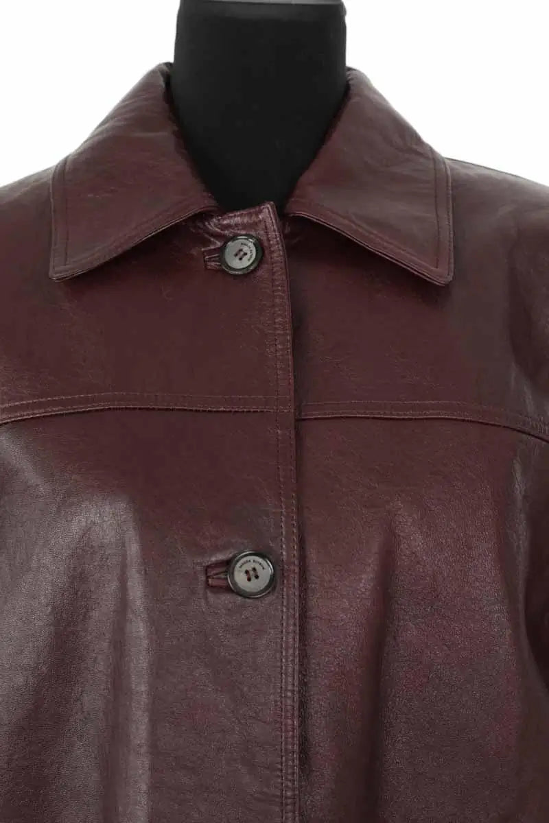 Manteau Magda Butrym  Bordeaux