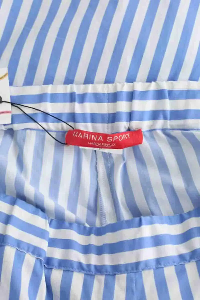 Pantalon large Marina Rinaldi  Bleu