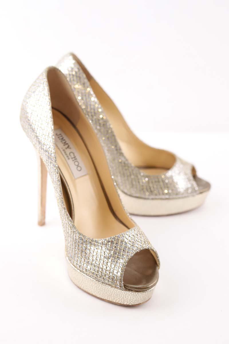 Talons Jimmy Choo  Argent