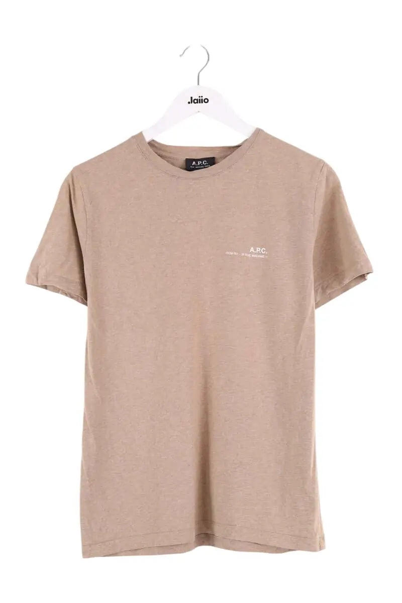 T-shirt APC Beige en Coton, taille S - Seconde Main