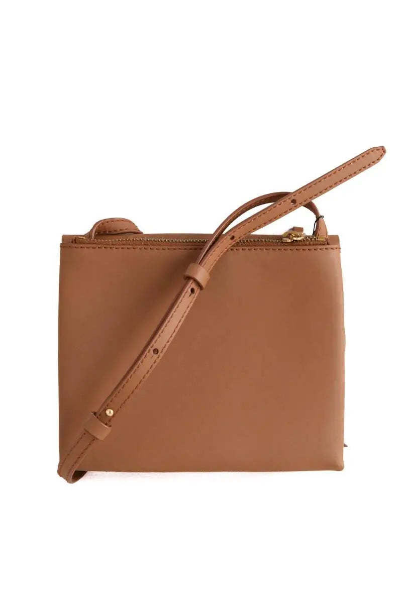 Sac à bandoulière Hugo Boss Camel en Cuir