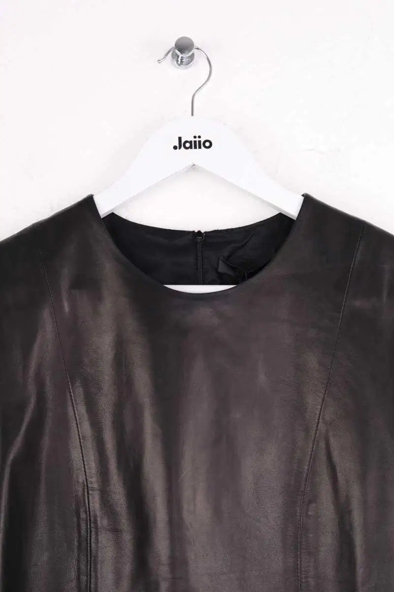 Top sans manche The Row Marron en Cuir