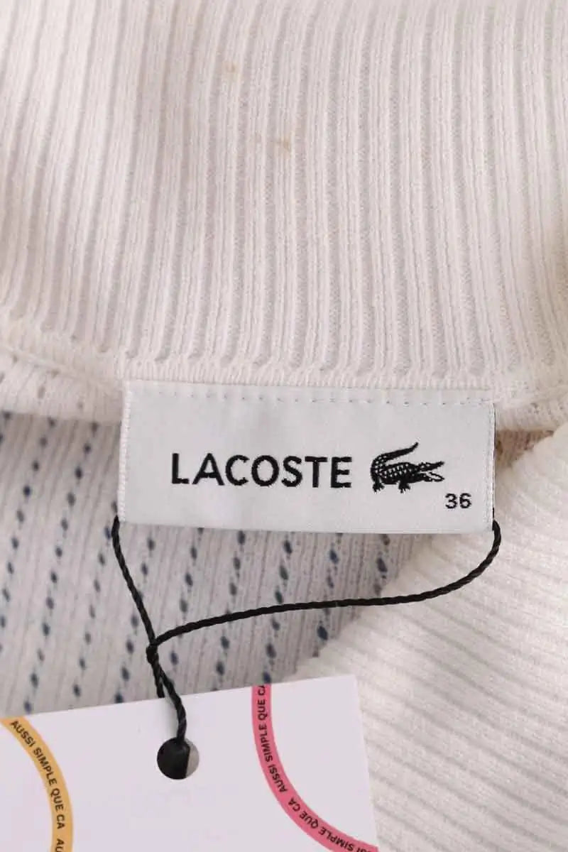Robe Lacoste Beige en Coton