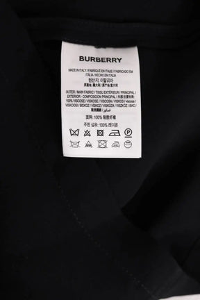 Robe Burberry Noir en Viscose