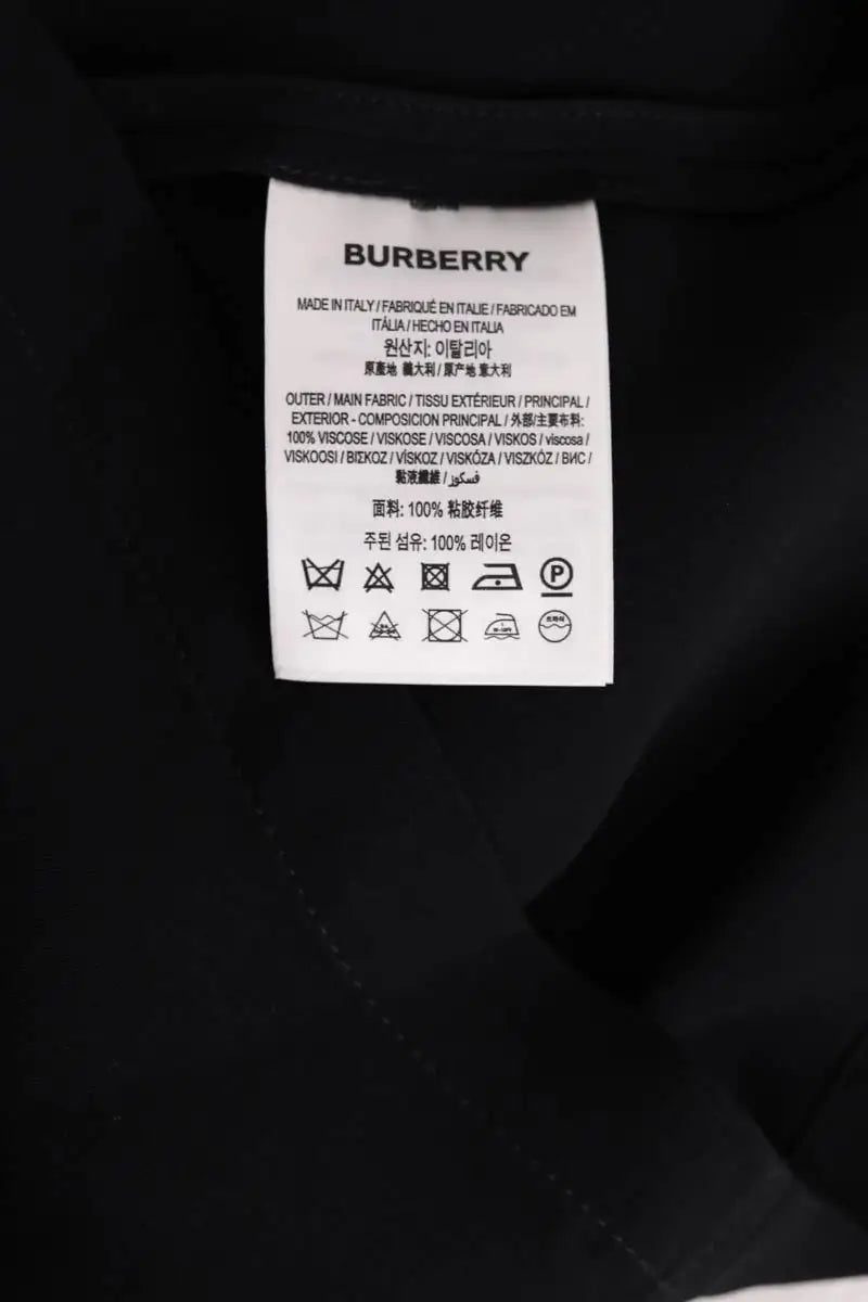 Robe Burberry Noir en Viscose