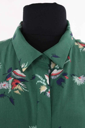 Robe Ba&Sh Vert en Soie